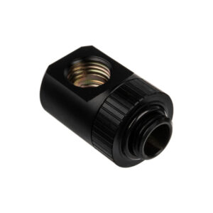 EK Water Blocks EK-Torque Adapter T-Splitter G1/4 inch male to 2x G1/4 inch female - rotatable, black - Image 2