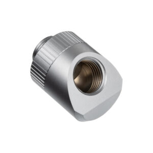 EK Water Blocks EK-Quantum Torque Angle 45 Degrees G1/4 inch Female to G1/4 inch Male - Rotatable, Satin Titanium