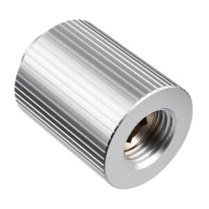 EK Water Blocks EK-Quantum Torque G1/4 Inch Extension Straight Fitting 28mm - Satin Titanium