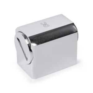 Alphacool Low Profile Adapter 90 Degree G1/4 Inch Male to G1/4 Inch Female - Rotatable - Chrome - Image 2