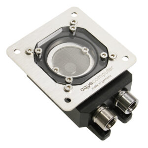 aqua computer filtras su nerūdijančio plieno tinkleliu