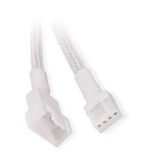 Alphacool fan cable 4-pin to 4-pin extension 60cm - white - Image 2