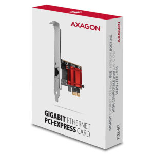 AXAGON PCEE-GIX PCIe Adapter, Gigabit Ethernet, Intel i210-AT - RJ45 - Image 2