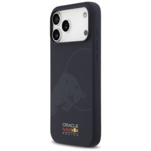 Red Bull Silicone Single Bull Logo MagSafe dėklas skirtas Apple iPhone 17 Pro Max Navy Blue - Image 2