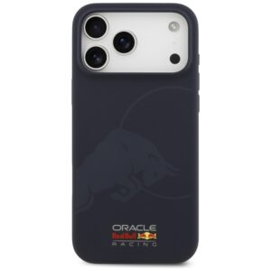 Red Bull Silicone Single Bull Logo MagSafe dėklas skirtas Apple iPhone 17 Pro Max Navy Blue - Image 3