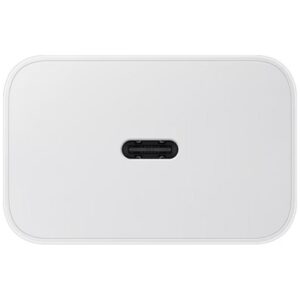 Samsung T4511 PD 45W laidinis įkroviklis su USB-C/USB-C 5A kabeliu baltos spalvos - Image 4