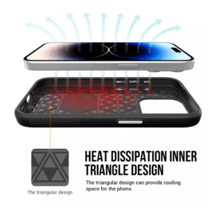 ScreenArmor MagArmor Case Apsauginis MagSafe Dėklas Apple iPhone 15 Pro Max juodos spalvos - Image 5