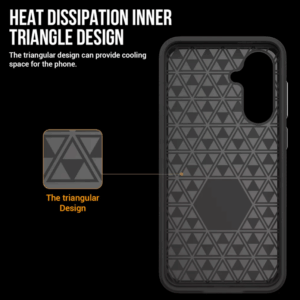 ScreenArmor MagArmor Case Apsauginis MagSafe Dėklas Samsung Galaxy A56/A36 juodos spalvos - Image 5