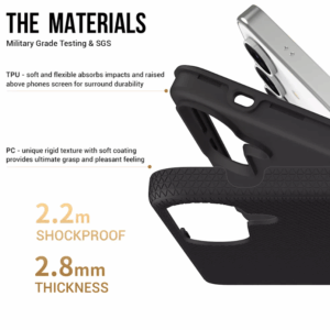 ScreenArmor MagArmor Case Apsauginis MagSafe Dėklas Samsung Galaxy S25 FE juodos spalvos - Image 4