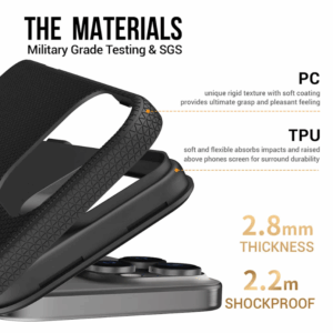 ScreenArmor MagArmor Case Apsauginis MagSafe Dėklas Apple iPhone 16 Pro juodos spalvos - Image 9