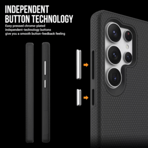 ScreenArmor MagArmor Case Apsauginis MagSafe Dėklas Samsung Galaxy S25 Ultra juodos spalvos - Image 6