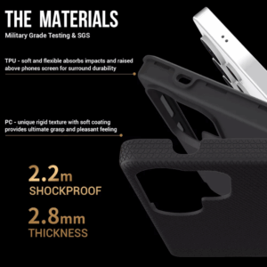 ScreenArmor MagArmor Case Apsauginis MagSafe Dėklas Samsung Galaxy S25 Ultra juodos spalvos - Image 7