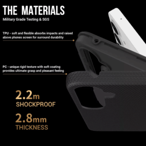 ScreenArmor MagArmor Case Apsauginis MagSafe Dėklas Samsung Galaxy A55 juodos spalvos - Image 8