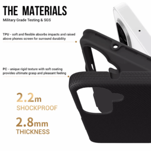 ScreenArmor MagArmor Case Apsauginis MagSafe Dėklas Samsung Galaxy A26/A16 juodos spalvos - Image 8