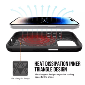 ScreenArmor MagArmor Case Apsauginis MagSafe Dėklas Apple iPhone 15 Pro juodos spalvos - Image 5