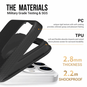 ScreenArmor MagArmor Case Apsauginis MagSafe Dėklas Apple iPhone 15 Pro juodos spalvos - Image 9