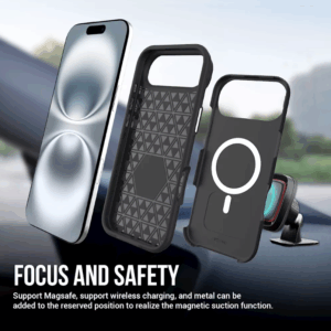 ScreenArmor MagArmor Case Apsauginis MagSafe Dėklas Apple iPhone Air juodos spalvos - Image 8