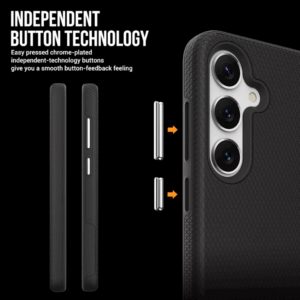 ScreenArmor MagArmor Case Apsauginis MagSafe Dėklas Samsung Galaxy S25/S24 juodos spalvos - Image 7