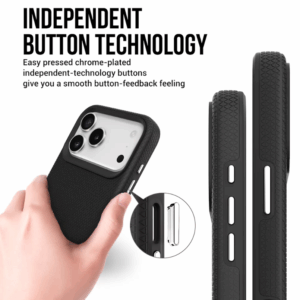 ScreenArmor MagArmor Case Apsauginis MagSafe Dėklas Apple iPhone 17 Pro juodos spalvos - Image 3