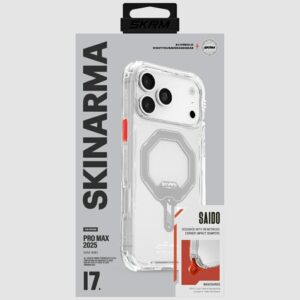 Skinarma Saido dėklas Apple iPhone 17 Pro Max Magnetic Charging skaidrus - Image 5