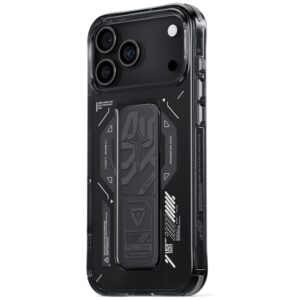 Skinarma Helio dėklas skirtas Apple iPhone 17 Pro Max Magnetic Charging + Grip Stand Graphite - Image 2