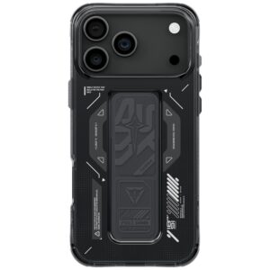 Skinarma Helio dėklas skirtas Apple iPhone 17 Pro Max Magnetic Charging + Grip Stand Graphite - Image 3