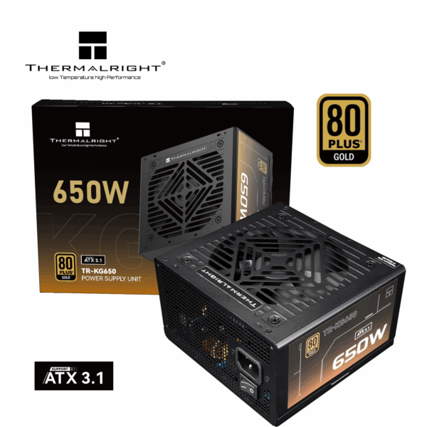 Thermalright KG-650 - 650W 80Plus Gold ATX 3.1 PSU Maitinimo Blokas