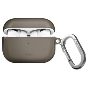 UNIQ Glase dėklas AirPods Pro 2 gen glossy smoke