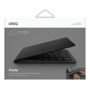UNIQ Forio Foldable Bluetooth Keyboard midnight juodos spalvos - Image 2