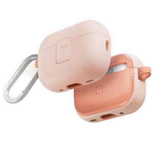UNIQ Clyde Lock dėklas AirPods Pro 2 (2022/2023) powder pink-pink/light pink-crepe pink