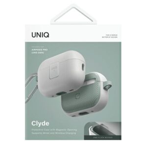 UNIQ Clyde Lock dėklas AirPods Pro 2 (2022/2023) white-mint/dove white-soft mint - Image 7