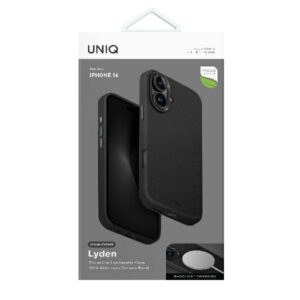 UNIQ Lyden Apple iPhone 16 case 6.1" Magclick Charging Dallas juodos spalvos - Image 6