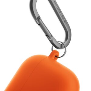 UNIQ dėklas Nexo AirPods 4 + Ear Hooks Silicone volt orange - Image 6