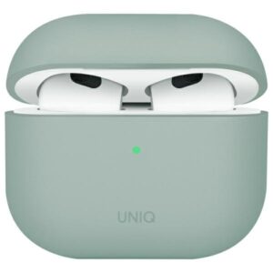 UNIQ dėklas Lino AirPods 4 Silicone iceplant green - Image 1