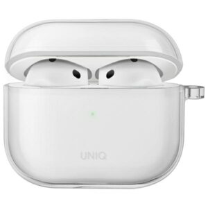 UNIQ dėklas Glase AirPods 4 glossy clear
