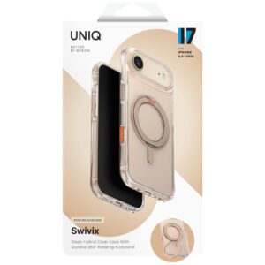 UNIQ Swivix dėklas skirtas Apple iPhone Air 360 Rotating Kickstand gold - Image 6