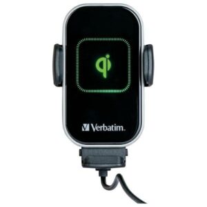 Automobilinis telefono laikiklis su beilaidžiu įkrovimu Verbatim FWC-02 15W Qi 49553 - Image 2