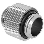 Barrow Adapter straight G1/4 inch male to G1/4 inch male - 10mm, white-silver