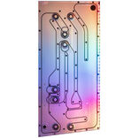 Phanteks Glacier EZ-Fit DIS-NV5 Distro Plate, integrated EZ-Fittings - black