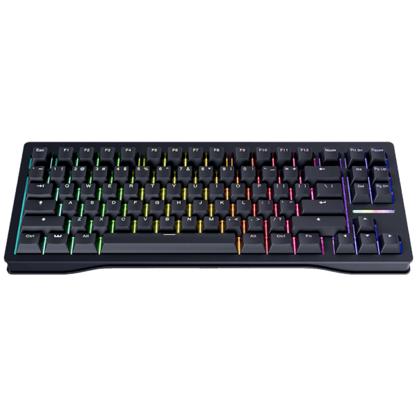 Wooting 80HE - US Layout - Lekker L60 V2 Switches - PCR Ghost (Permatoma) Magnetinė Žaidimų Klaviatūra