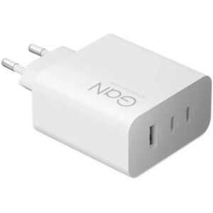 Xiaomi Triple (2xUSB-C,1xUSB-A) 90W GaN kelioninis įkroviklis baltos spalvos - Image 2