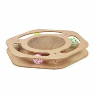 HapPet drąskyklė su kamuoliukais 33×33×4,5cm