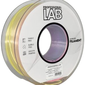 Silk 3D Plastikas - Filamentas PLA rainbow light color | 1.75 mm, 1 kg | Professional LAB