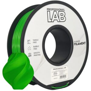 3D Plastikas - Filamentas HS-PLA green | 1.75 mm, 1 kg | Professional LAB