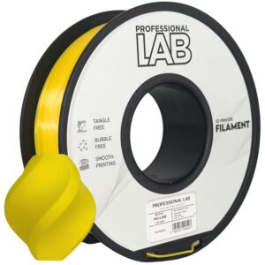 3D Plastikas - Filamentas HS-PLA yellow | 1.75 mm, 1 kg | Professional LAB