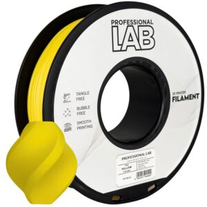 3D Plastikas - Filamentas PLA geltonos spalvos | 1.75 mm, 1 kg | Professional LAB
