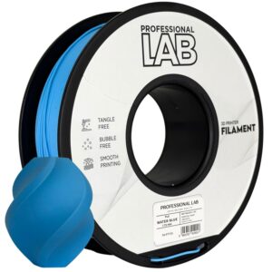 3D Plastikas - Filamentas PLA water mėlynos spalvos | 1.75 mm, 1 kg | Professional LAB