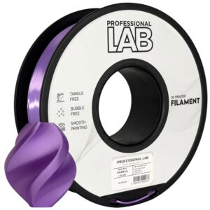3D Plastikas - Filamentas PLA Silk violetinės spalvos | 1.75 mm, 1 kg | Professional LAB