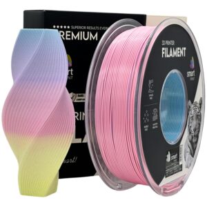3D Plastikas - Filamentas PLA Silk rainbow light color | 1.75 mm, 1 kg |  Sprint