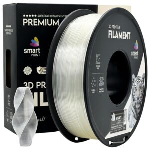 3D Plastikas - Filamentas HS-PLA transparent | 1.75 mm, 1 kg | SPrint